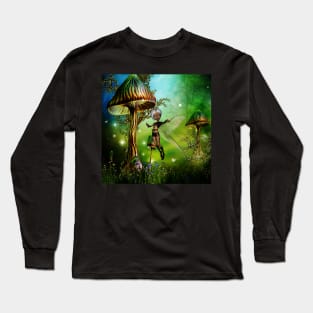 Sweet fairy and fantasy mushrooms Long Sleeve T-Shirt